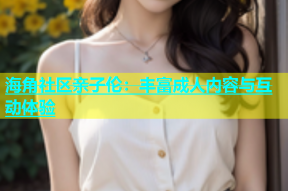 海角社区亲子伦：丰富成人内容与互动体验