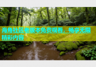 海角社区老版本免费观看，畅享无限精彩内容