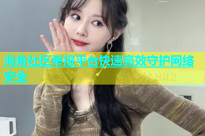 海角社区举报平台快速高效守护网络安全