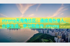 strong天海角社区：连接海外华人，分享生活、学习和合作-strong