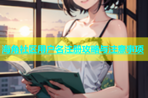 海角社区用户名注册攻略与注意事项