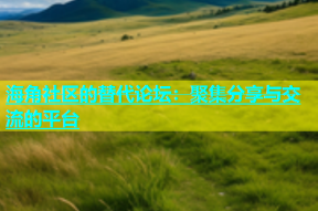 海角社区的替代论坛：聚集分享与交流的平台