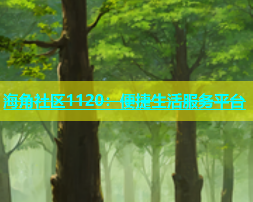 海角社区1120：便捷生活服务平台  第1张