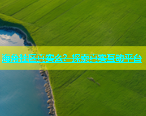 海角社区真实么？探索真实互动平台  第2张