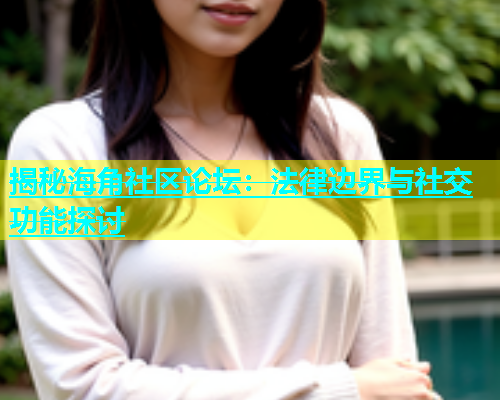 揭秘海角社区论坛：法律边界与社交功能探讨  第1张